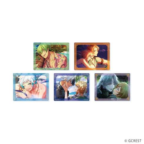 『夢職人と忘れじの黒い妖精』アクリルカード07/情熱大海&魔電遊戯 コンプリートセット(全5種)(公式イラスト)